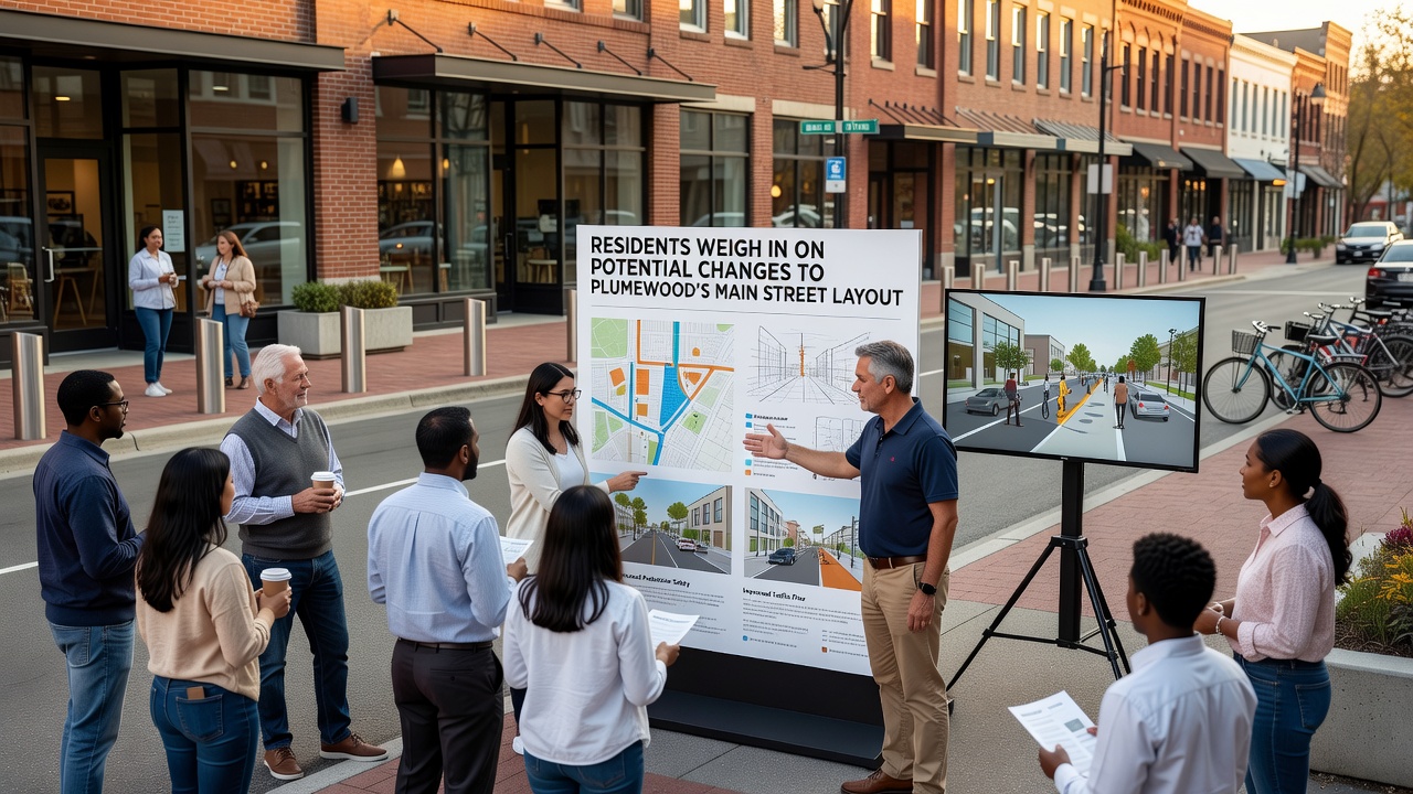 Residents Share Perspectives on Plumewood Main Street Redesign Plans